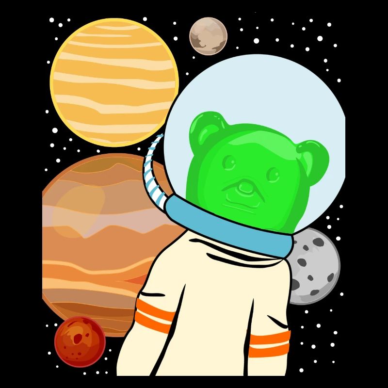 Gummy bears in space