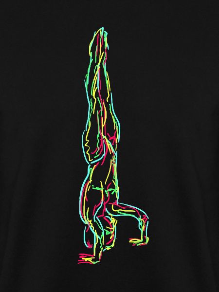 Handstand Grafik Turnen Turnerin