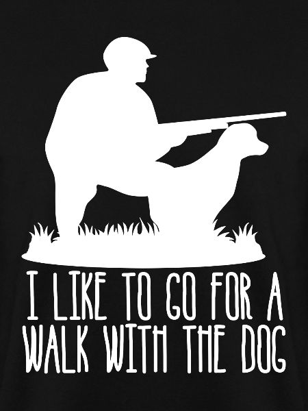 Hunter with Dog Hunting