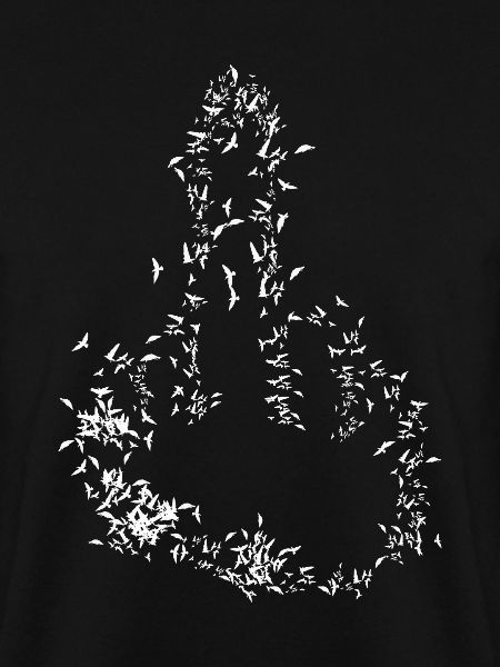 Middle Finger Birds Misanthrope