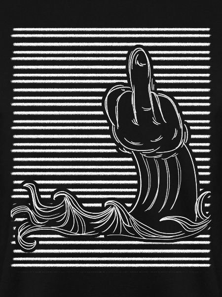 Middle Finger Wave Misanthrope