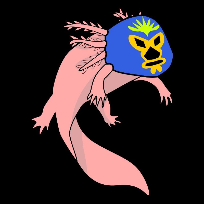 Lucha Libre Axolotl Luchador