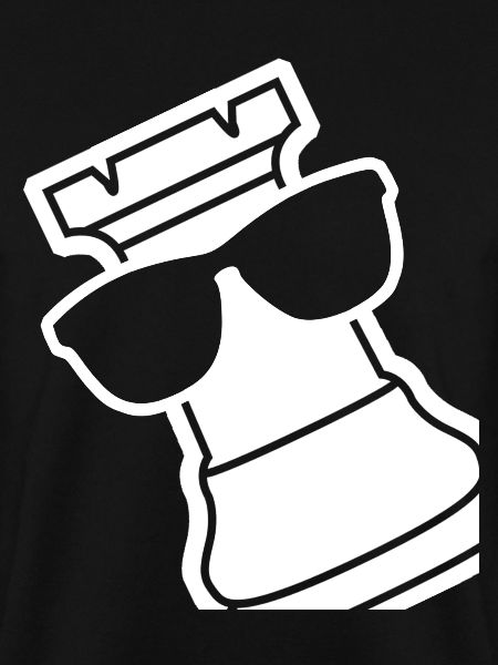 Chess Rook with Sunglasses