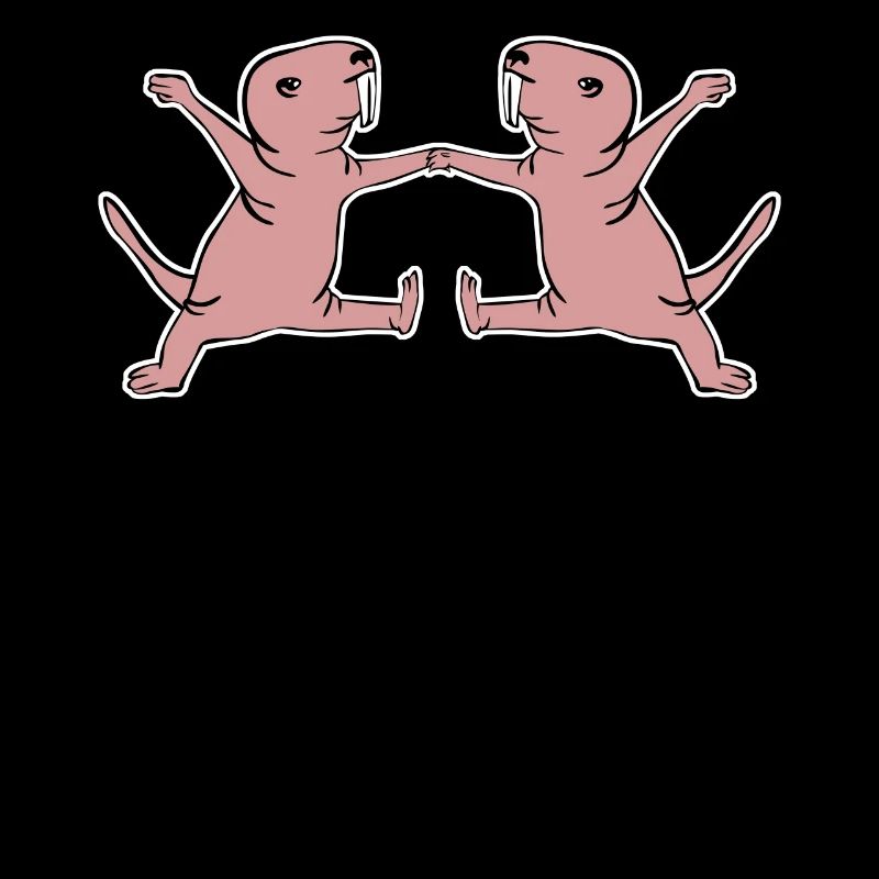 Rats taupes nus dansant Boogie Woogie