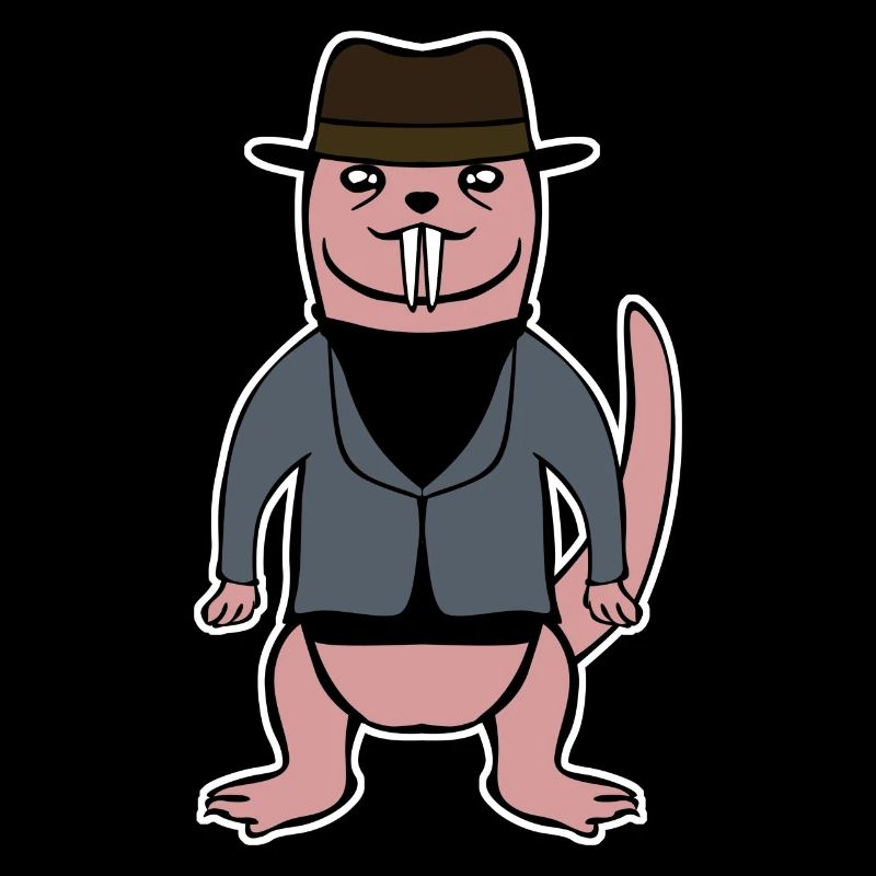 Pas si nu rat-taupe