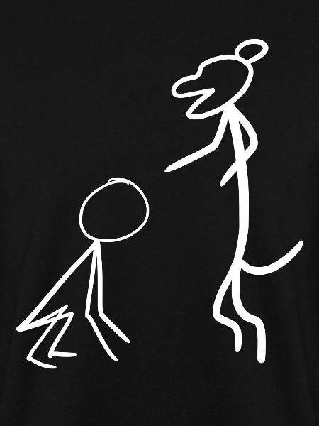 Dog teaching Human