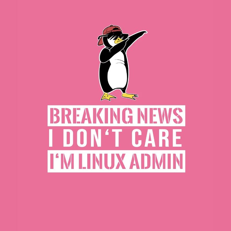 IT Nerd Linux Linux Pinguin Geek Software Engineer