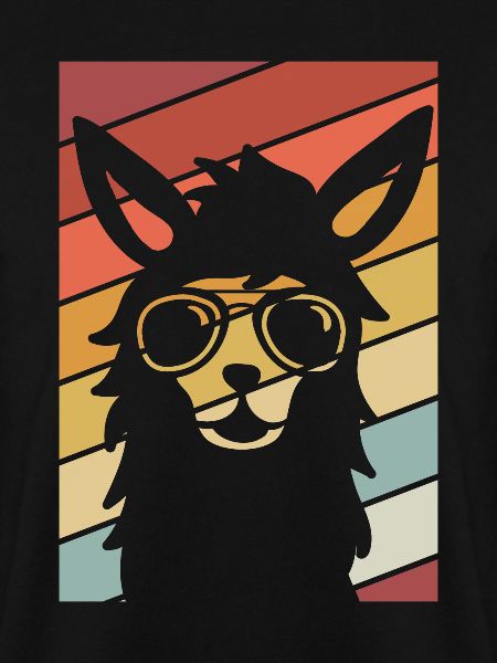 Lama Retro Sommer Design