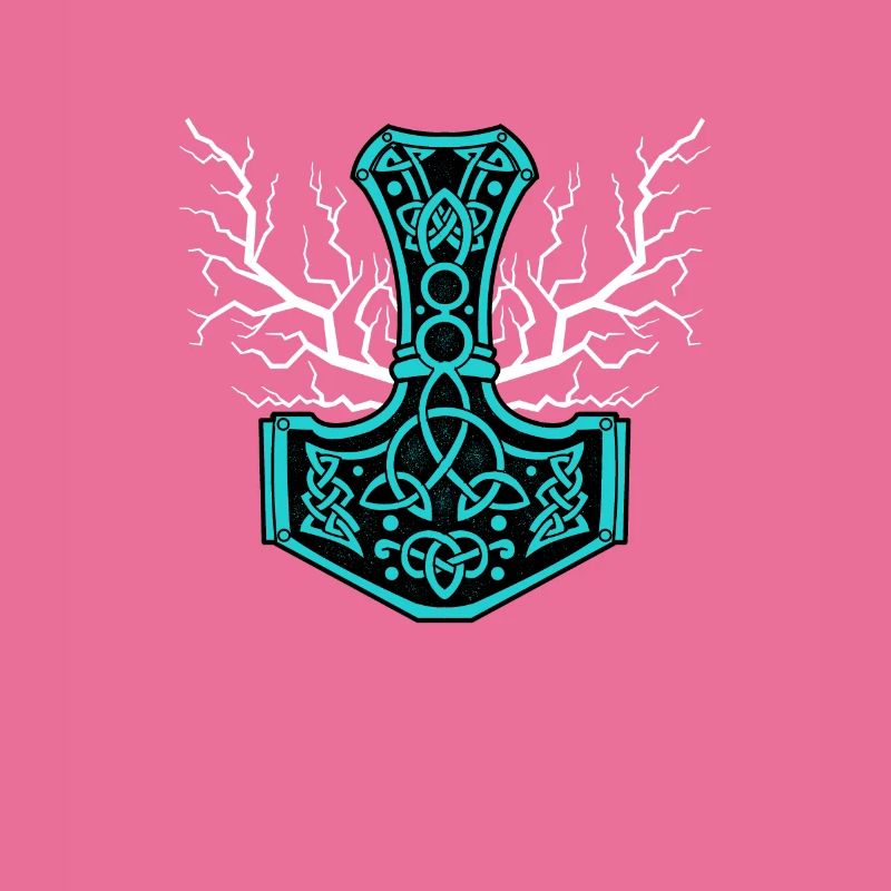 Le marteau de Thor avec flash - Mjölnir