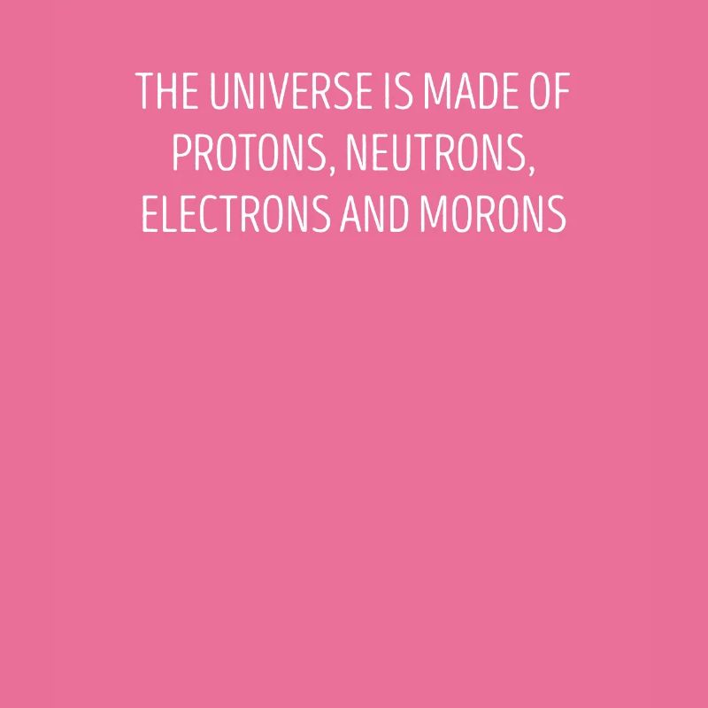 L’univers est composé de protons, de neutrons, d’ele