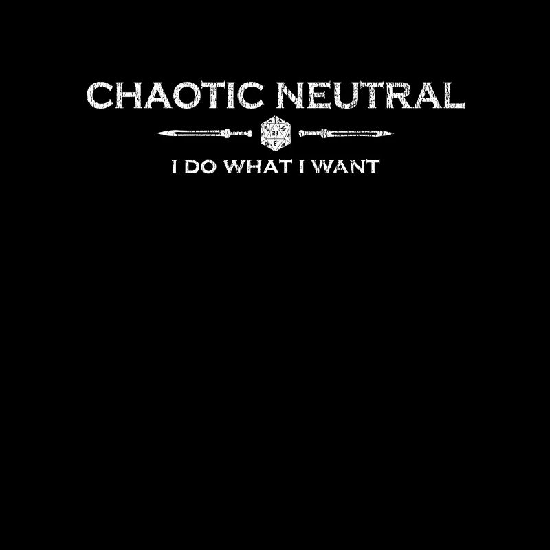 D20 Rollenspiel Gesinnung - Chaotic Neutral