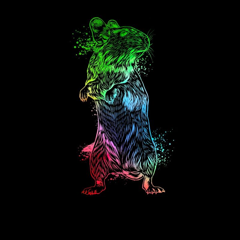 Degu coloré