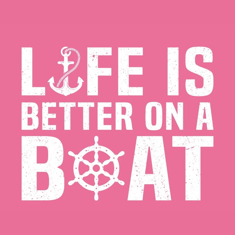 Das Leben auf einem Boot ist besser