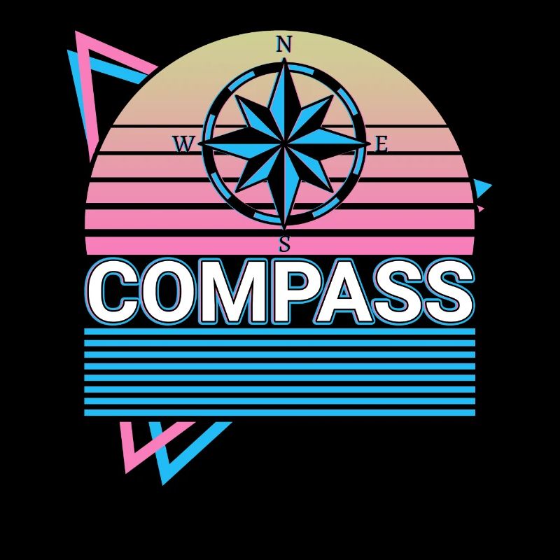 Kompass Retro Geschenk