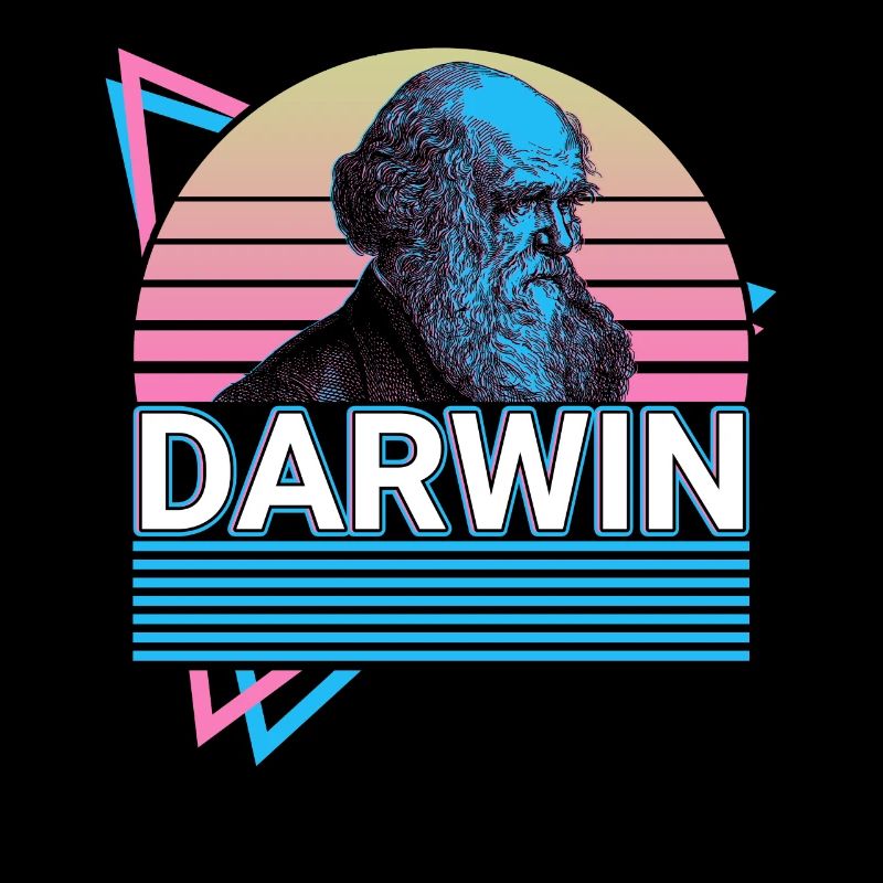 Charles Darwin Théorie de l’évolution Retro Gift