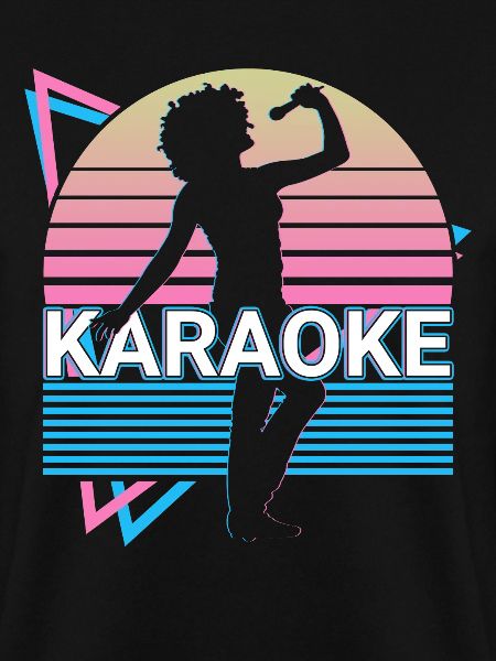 Karaoke-Sänger Retro Geschenk