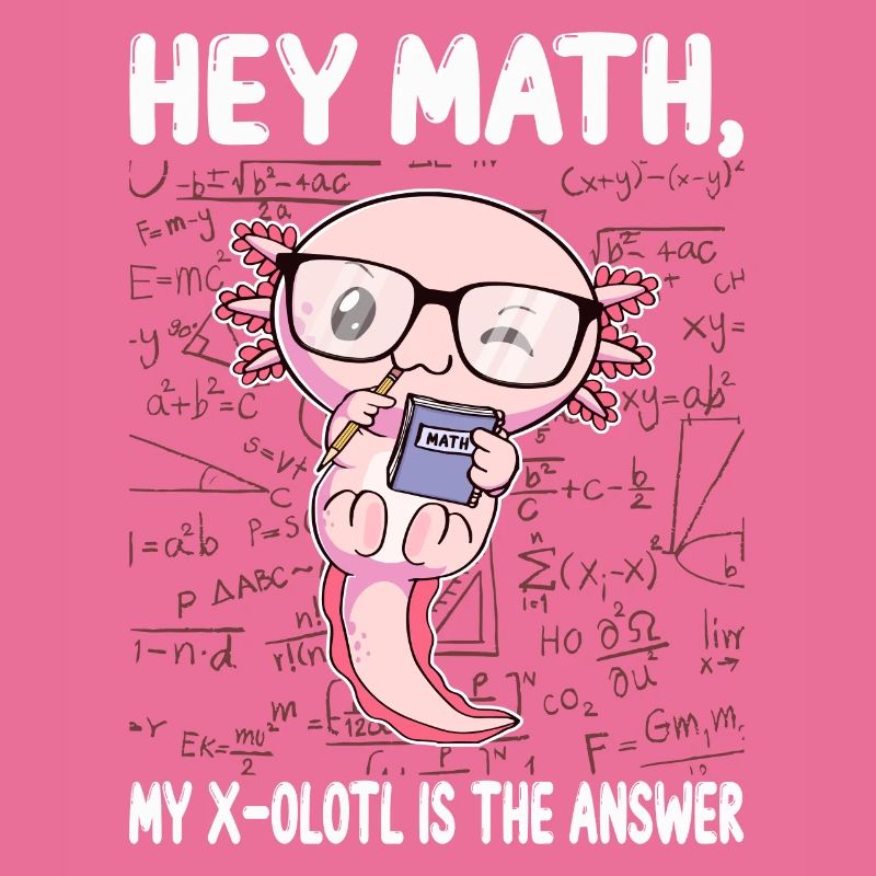 Drôle Math Axolotl Math Cadeau