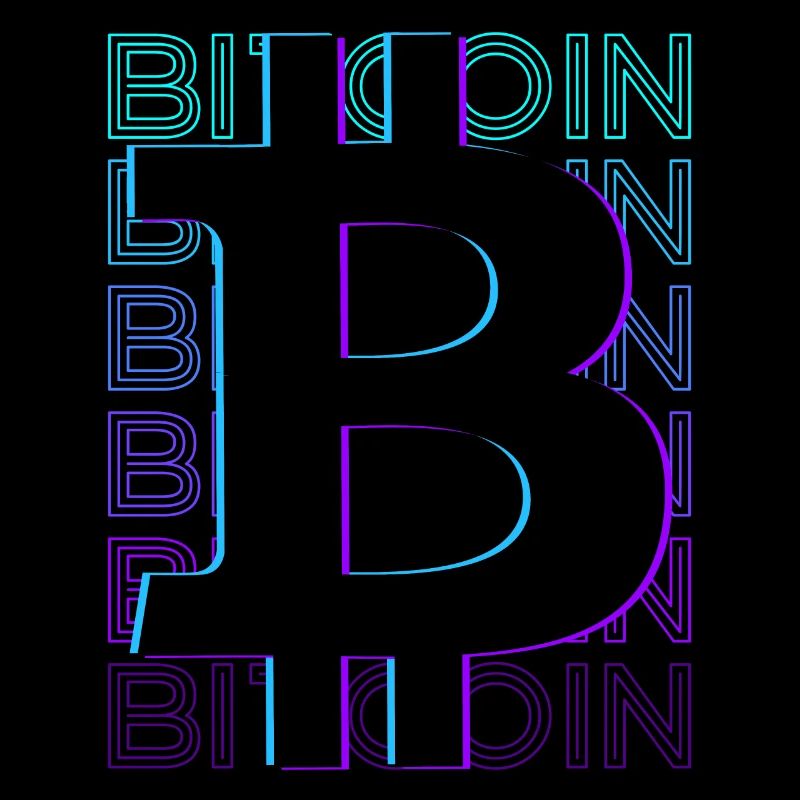 Bitcoin Kryptowährung Krypto Retro Geschenk