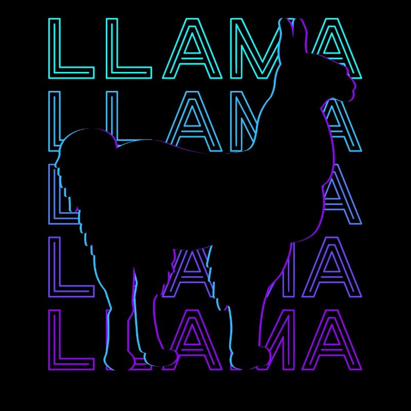 Lama Alpaka Retro