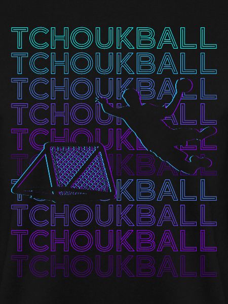 Tchoukball Spieler Retro