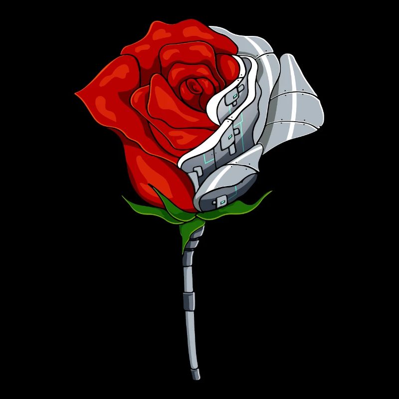 Cyborg Rose Cyber Aesthetics