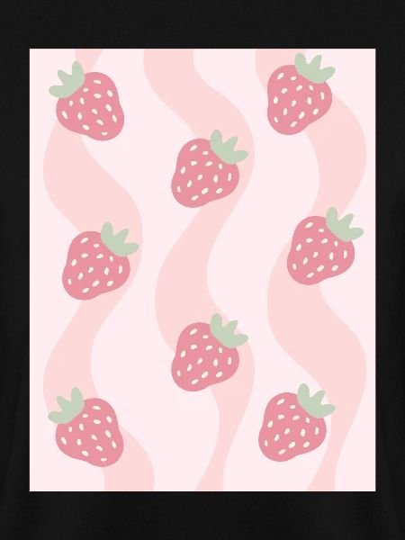 Dänische Pastell-Ästhetik-Erdbeeren