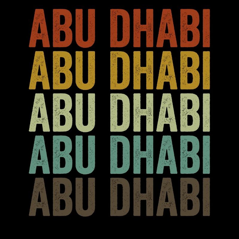 Abu Dhabi Émirats Arabes Unis Retro Vinta