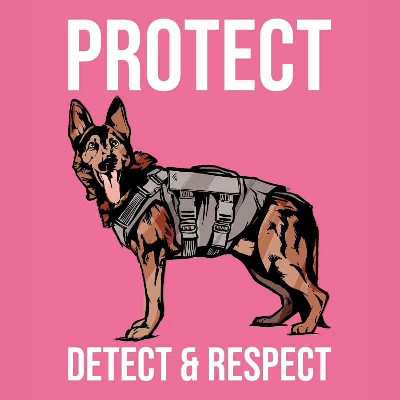 Polizeibeamter Polizeihund