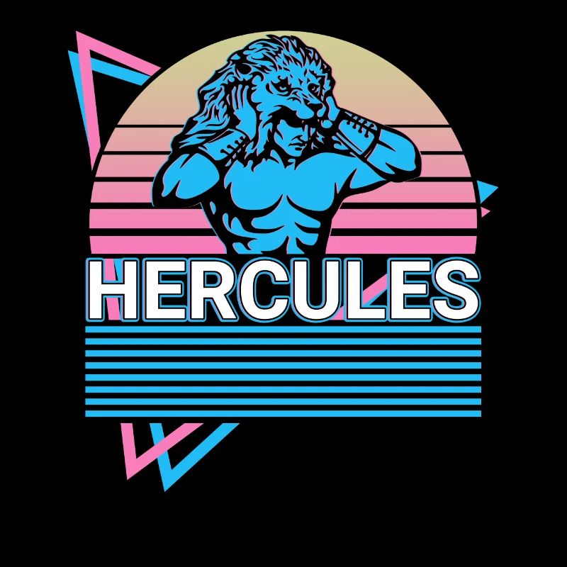 Herkules Antike Altgriechische Mythologie Retro