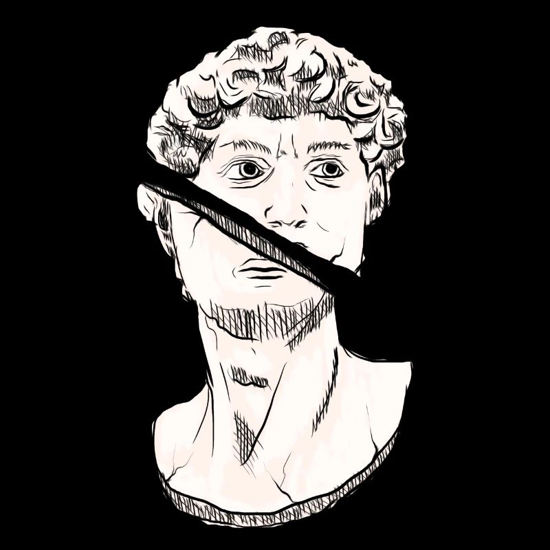 Art Academia Esthétique David Statue Statue grecque