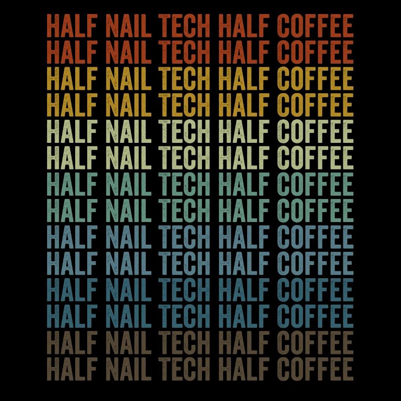 Halb Nageltechniker halb Kaffeenageltechnologe