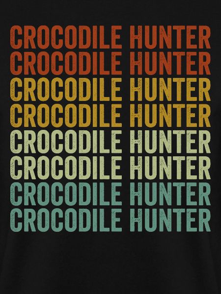 Krokodiljäger Krokodil Krokodiljäger