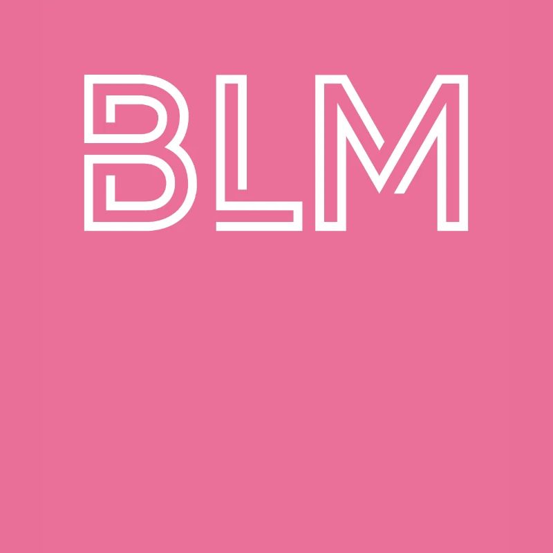 Creative BLM in big white letters