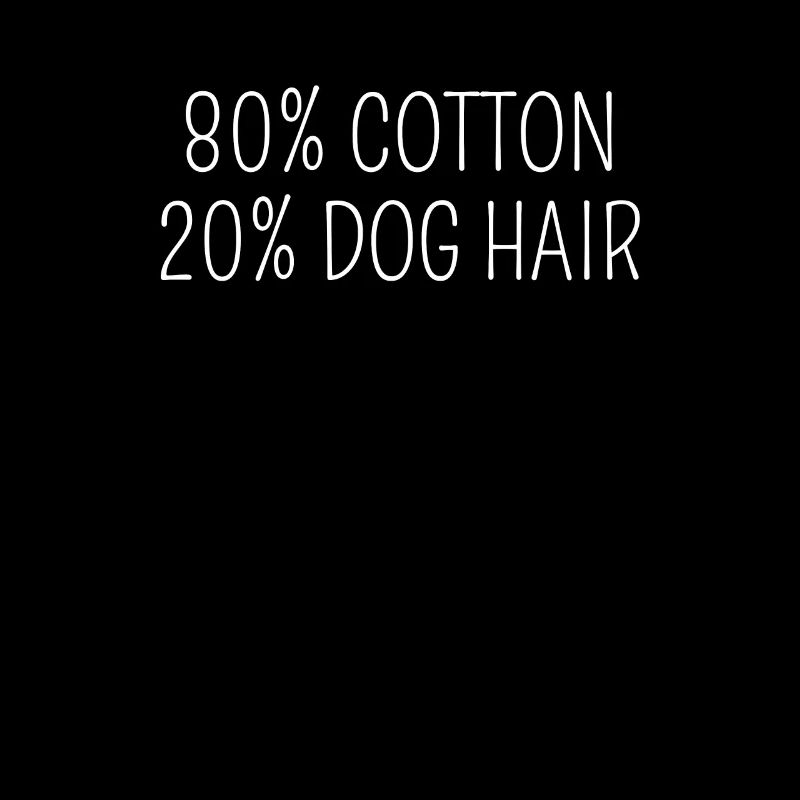 80% Baumwolle 20% Hundehaare Hund