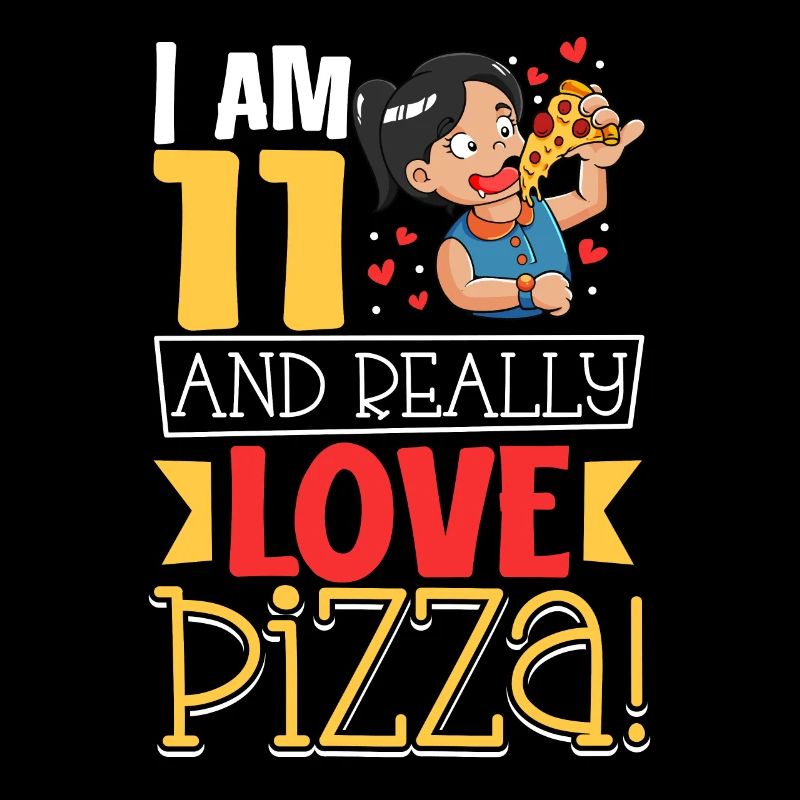 Ich bin 11 - Mädchen Pizza