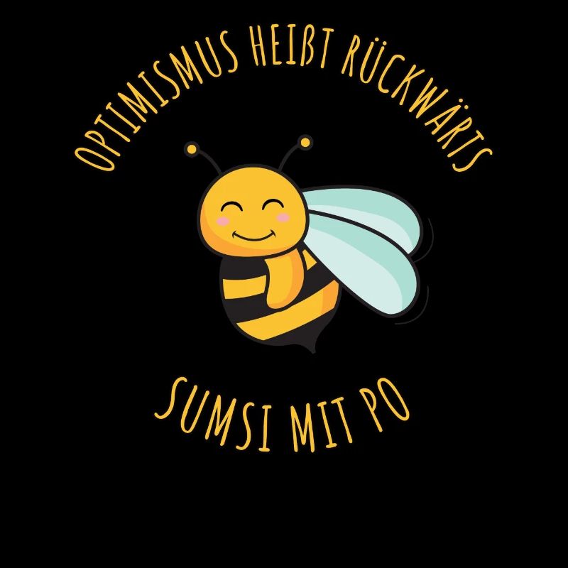 Optimismus Sumsi mit Po Bienen Imker