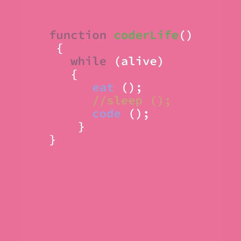 Lustiger Programmierer Life Function