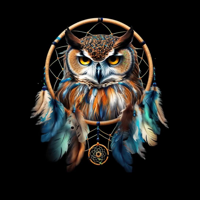 Eule Traumfänger Vogel Federn