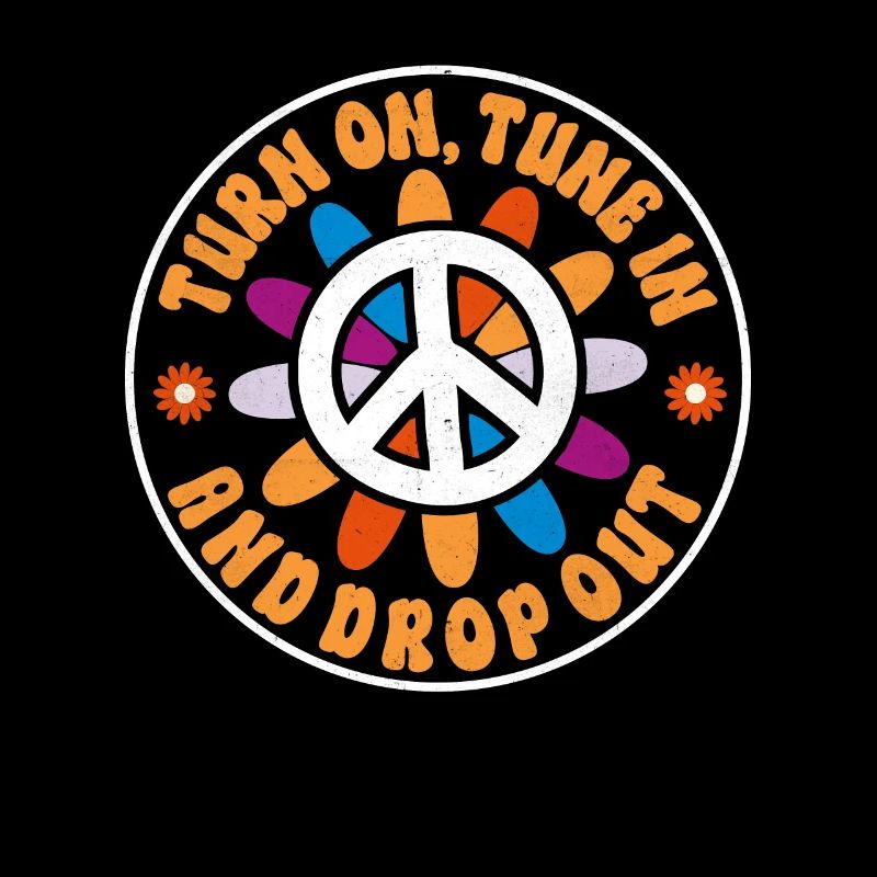 Hippie Zitat Groovy Frieden