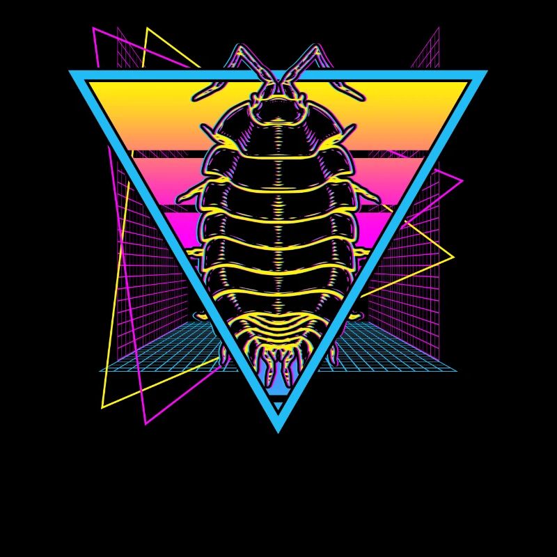 Isopodes Retro Vaporwave