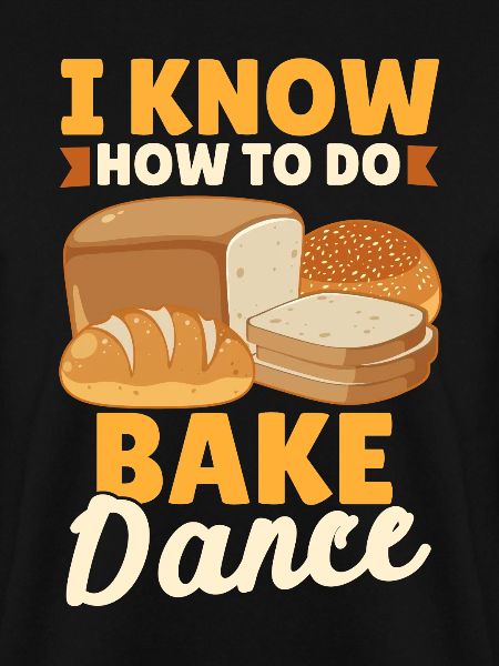 Funny bread baking baker