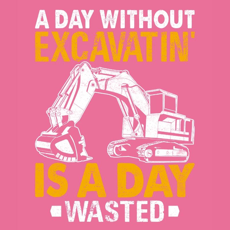 Funny excavator operator HEO
