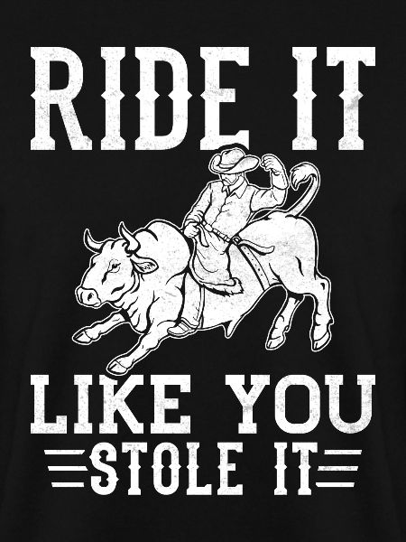 Stierreiter Stierreitender Cowboy