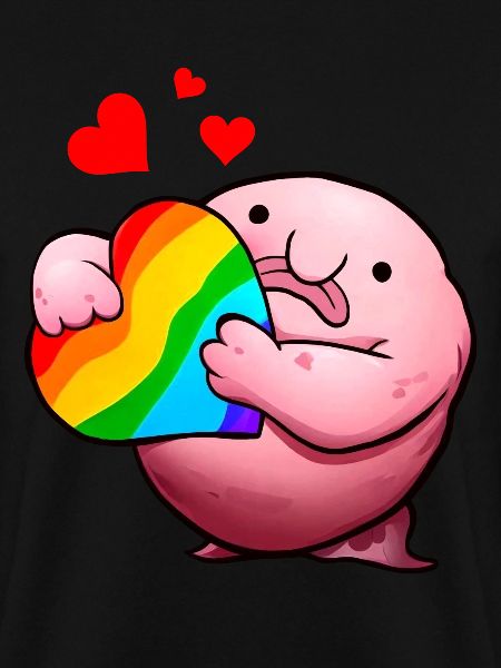 Blobfisch LGBTQ-Stolz Regenbogen