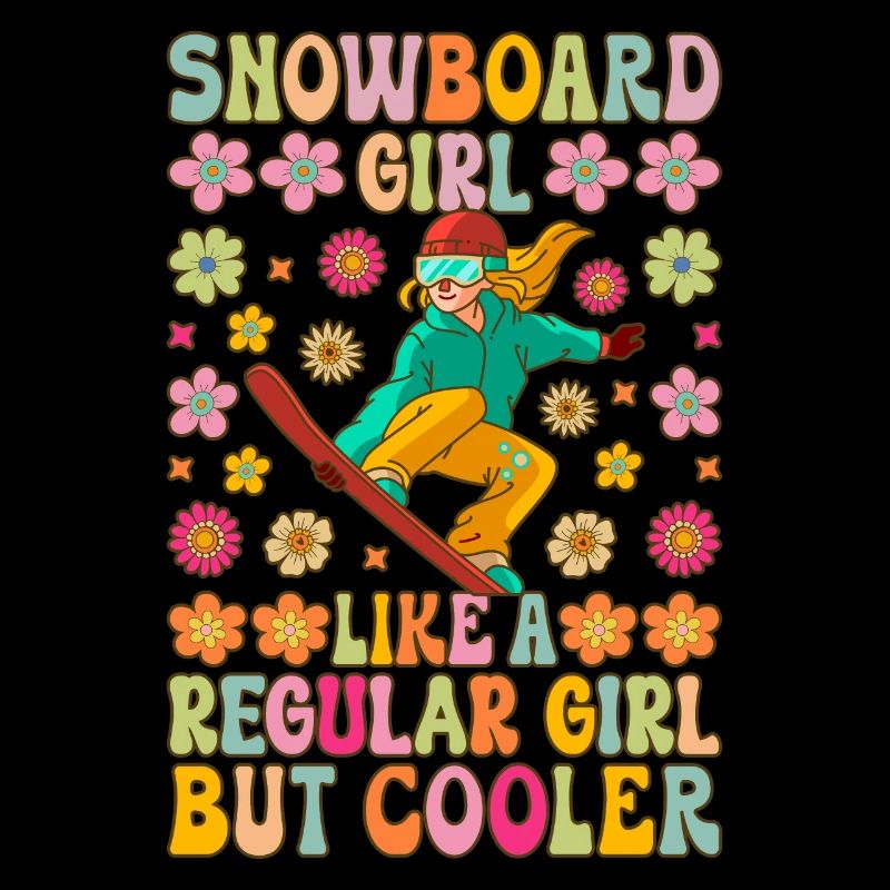 Snowboarding Mädchen