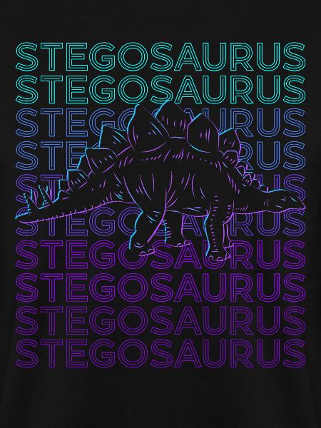 Stegosaurus Dinosaur Retro
