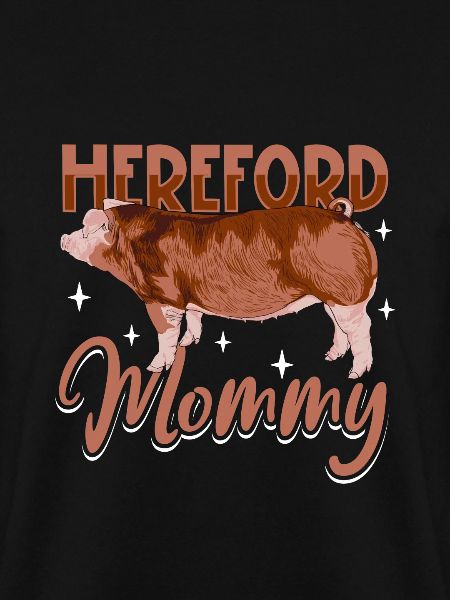 Hereford Schwein Mama