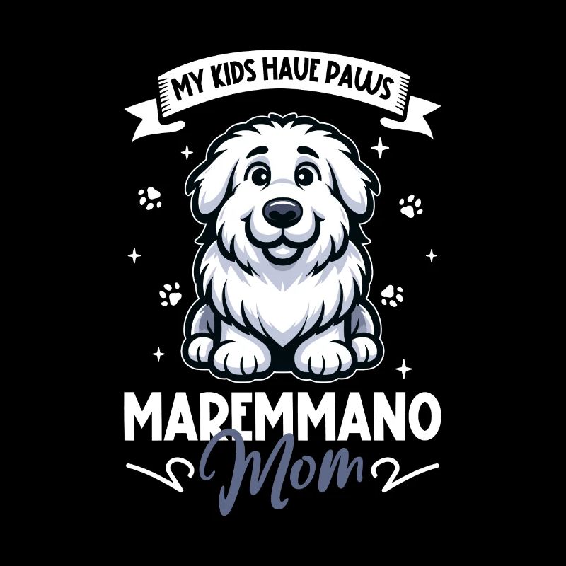 Maremme-Abruzzes Berger Chien Maman