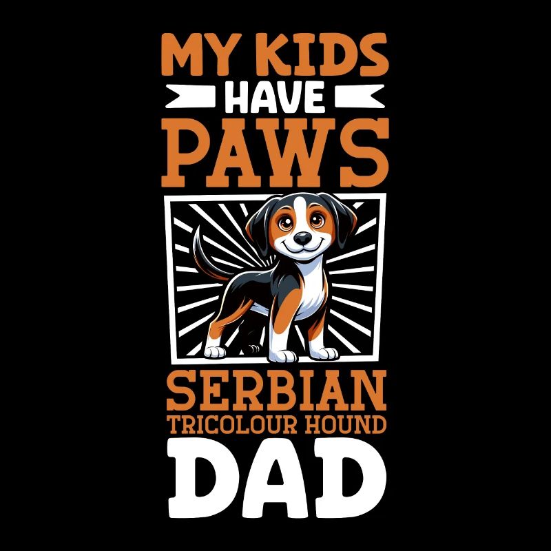 Dreifarbiger Serbischer Laufhund Papa