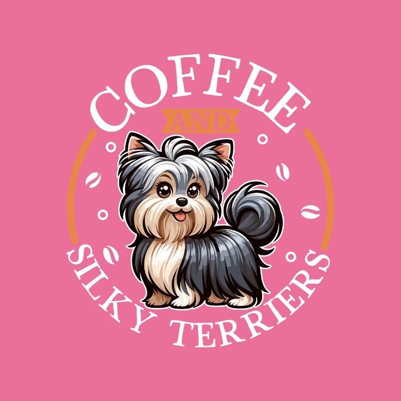 Café et Silky Terrier australien